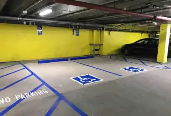 handicap parking lot requirements ca 1
