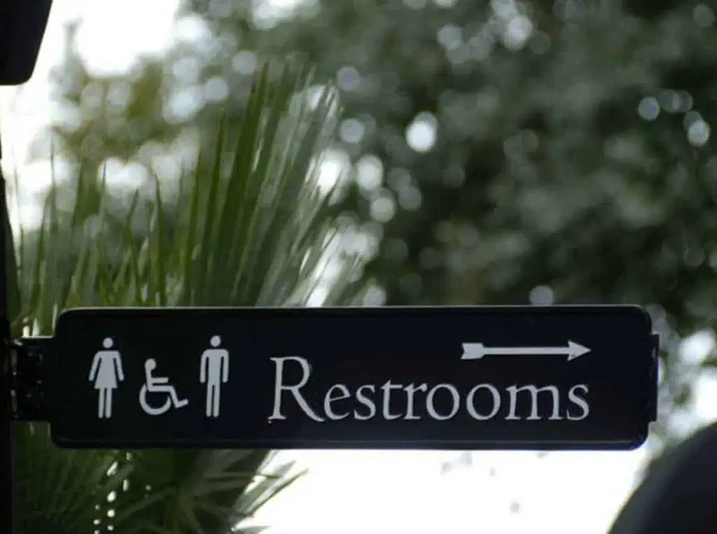 restroom sign