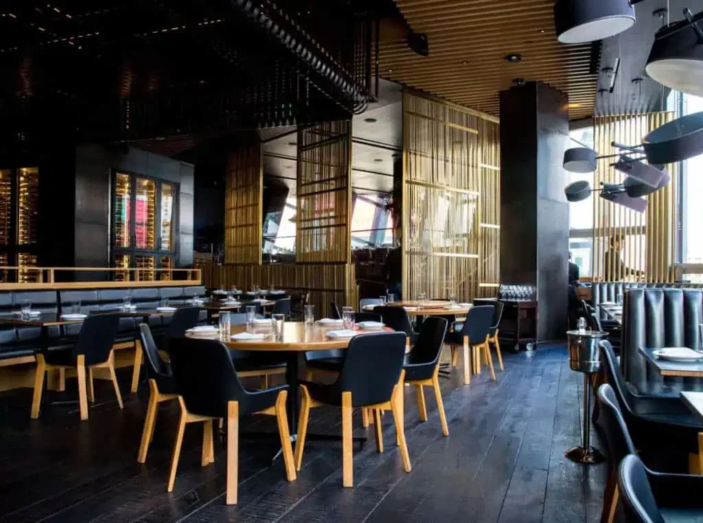 restaurant table requirements california 1