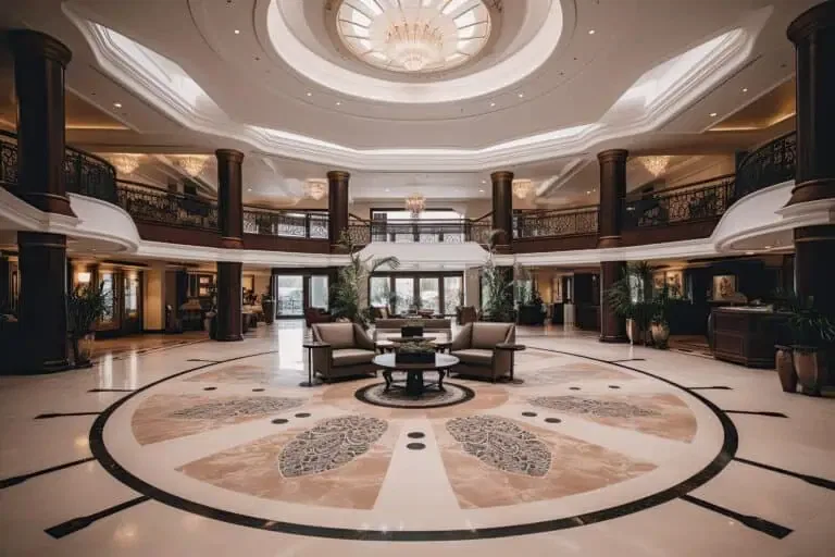 vecteezy interior of a hotel lobby luxury hotel lobby interior a 24571326 1
