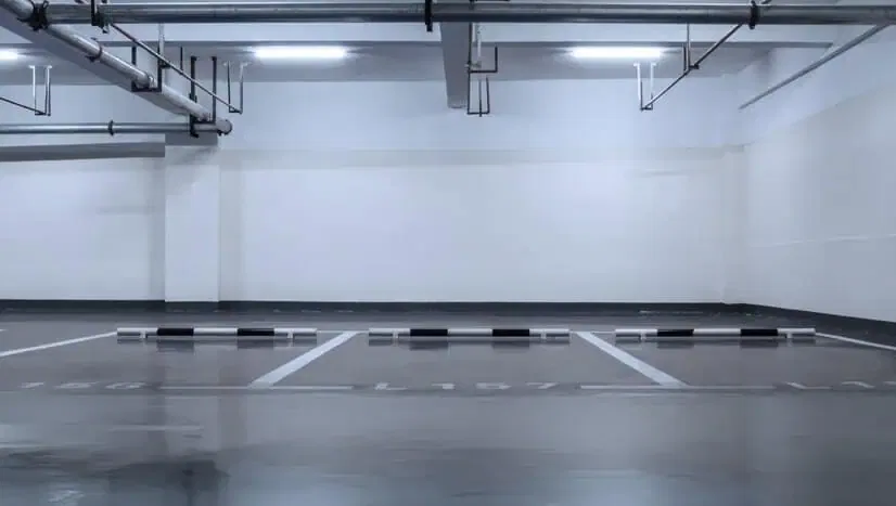 purple parking lot with no cars 1127 38