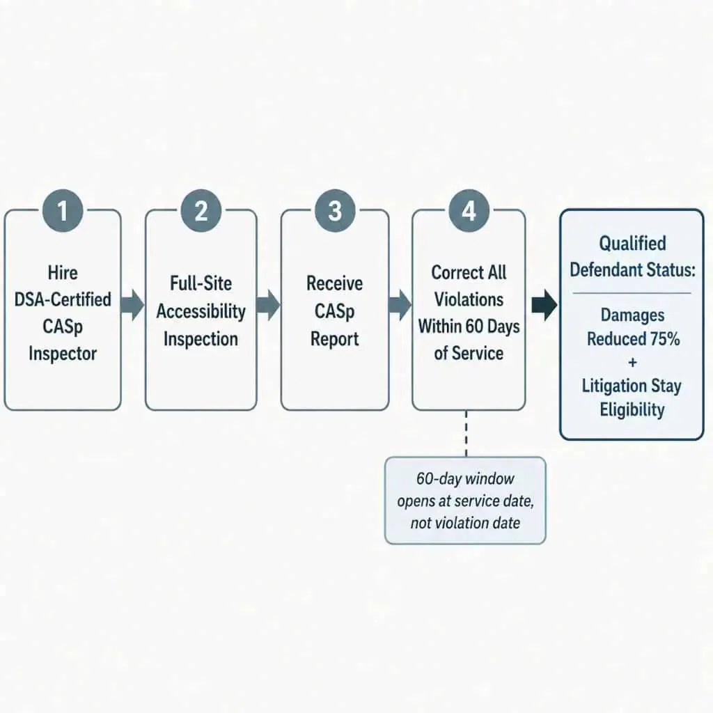 What Is the Unruh Civil Rights Act and How Does It Affect ADA Compliance in California? 5 CASp Inspection Qualification Pathway to Qualified Defendant Status