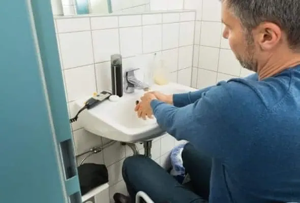 bathroom wheelchair accessibility california 1