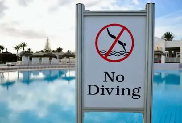 pool signage for ada compliance california