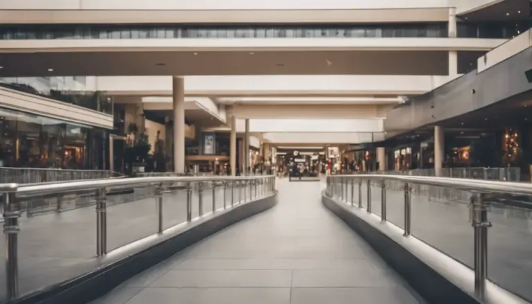 676444 A modern entrance ramp to a shopping mall featuri xl 1024 v1 0